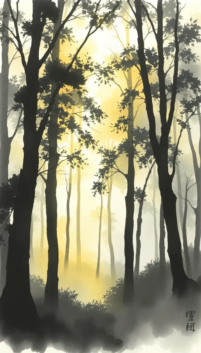 the-silent-forest The Silent Forest – A Haiku Celebrating Nature's Tranquility