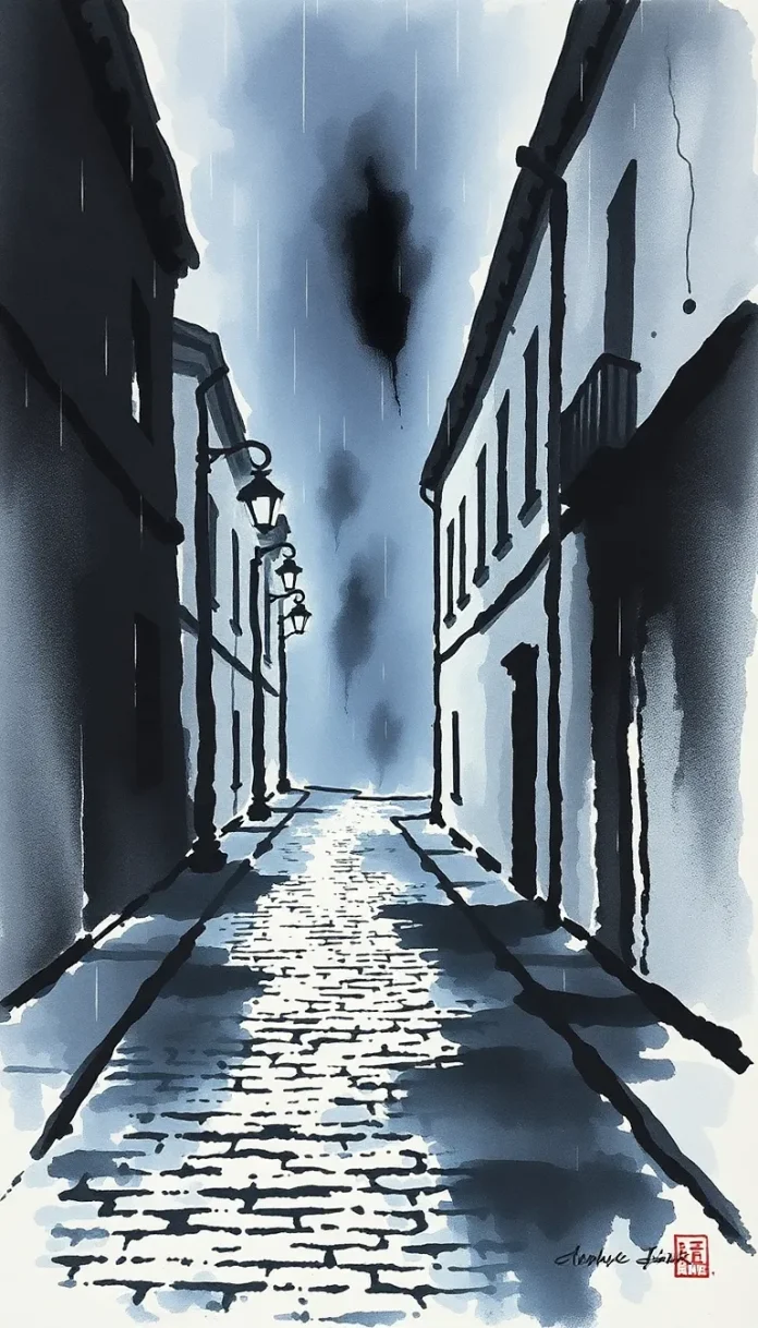 melancholy-shadows-on-the-rain-kissed-stones Melancholy Shadows on the Rain-Kissed Stones-Sad Poems