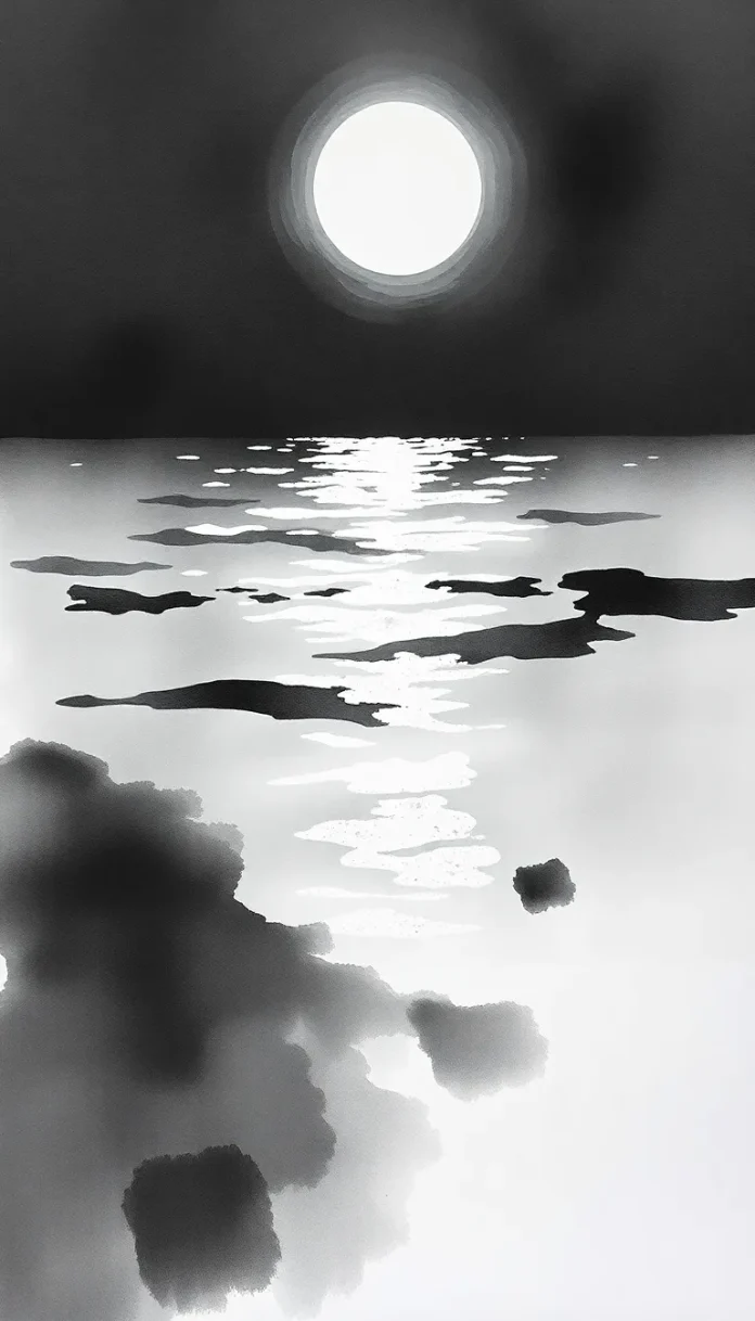 moonlit-reflections-on-still-waters Moonlit Reflections on Still Waters-Philosophical Poems